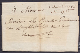 L. Datée 5 Décembre 1766 De Threadneedle Street LONDON Pour Mr Le Conseiller-Pensionnaire Van Langhendonck … Chez Lui -  - ...-1840 Vorläufer