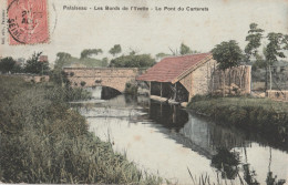 BE24 - PALAISAU   EN ESSONNE  LES BORDS DE L'YVETTE  LE PONT DU CARTERETS CPA CIRCULEE - Palaiseau