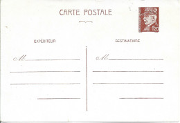 17I7 --- 80c Et 1f20 Pétain - 1f20 Iris Sur Carte Postale - Otros & Sin Clasificación