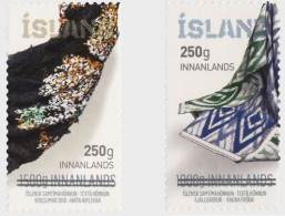 Iceland Island Istande 2023 Icelandic Contemporary Design Overprints Set Of 2 Stamps MNH - Unused Stamps