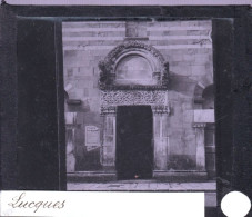 PLAQUE DE VERRE -  Photo  1890 - Italie - LUCCA - LUCQUES - Cathedrale San Martino  - Glasplaten