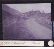 PLAQUE DE VERRE -  Photo  - Les Alpes - Le PETIT SAINT BERNARD -   Année  1890 - Glasplaten