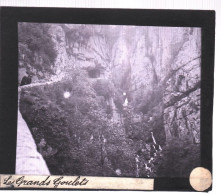 PLAQUE DE VERRE Photo  - Les Alpes - Le Vercors - Les Grands Goulets -   Année  1890 - Plaques De Verre