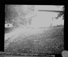 PLAQUE DE VERRE Photo -  La GRANDE CHARTREUSE - Notre Dame Des Cabanes-  Année  1890 - Glasplaten