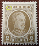 BELGIQUE N°191 V38 Griffe Blanche Avant Belgique Mnh** - 1901-1930