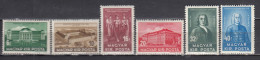 Hungary 1938 - 400th Anniversary Of The University Of Debrecen, Mi-Nr. 585/90, MNH** - Nuevos