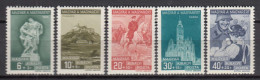 Hungary 1938 - Reintegration Of The Majority Inhabited Part Of Slovakia (II), Mi-Nr. 593/97, MNH** - Nuevos