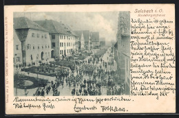 AK Sulzbach I. O., Militär In Der Rosenbergerstrasse  - Sulzbach-Rosenberg