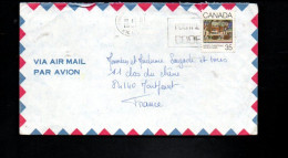 CANADA SEUL SUR LETTRE POUR LA FRANCE 1981 - Cartas & Documentos