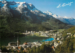 Switzerland Grisons St Moritz Mit Piz Rosatsch Und Piz Corvatsch - Saint-Moritz