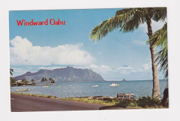 USA - Oahu Chinamans Hat Unused Postcard - Oahu