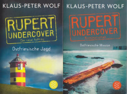 Rupert Undercover. (3 Bände) Ostfriesische Mission. Ostfriesische Jagd. Ostfriesisches Finale. - Livres Anciens