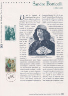 2000 FRANCE Document De La Poste Botticelli  N° 3301 - Documenten Van De Post