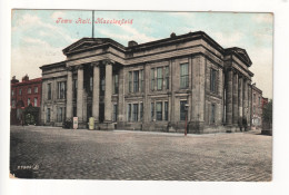 Macclesfield - Town Hall - 1907 Used Cheshire Postcard - Autres & Non Classés