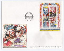 - FDC LE BICENTENAIRE DE LA RÉVOLUTION FRANCAISE 13.10.1990 - - Rivoluzione Francese