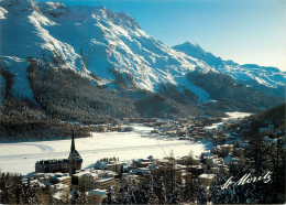 Switzerland Grisons St Moritz Mit Piz Corvatschund Piz Rosatsch - Sankt Moritz