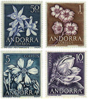 80390 MNH ANDORRA. Admón Española 1966 FLORES DE ANDORRA - Ungebraucht