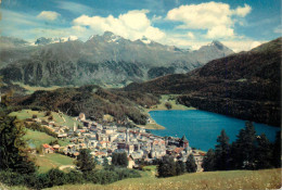 Switzerland Grisons St Moritz Mit Languardkette - Saint-Moritz