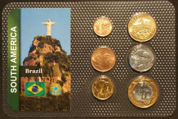 BRESIL - SERIE DE 6 PIECES DIFFERENTES - 1 - 5 - 10 - 25 - 50 CENTAVOS - 1 REAL - 2004 à 2013 - UNC - Neuve - Brasilien