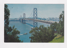 USA - San Francisco Oakland Bay Bridge Used Postcard - San Francisco