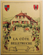 Etiquette Ancienne Vin Suisse - Vignoble Du VAUDOIS - La Côte BELLETRUCHE  / Litho  /ES14 - Sonstige & Ohne Zuordnung