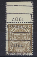 1907  LUXEMBOURG PRIFIX Nr. 40 D  ECUSSON ; Details & état Voir Scan !   LOT 287 - Voorafgestempeld