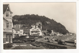 Minehead - Sea Front, Promenade Hotel, Road, Cars - C1960's Real Photo Postcard, Local Publisher (Blackmore) - Minehead