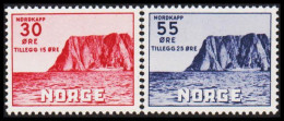 1953. NORGE.  NORDKAP 30+25 øre And 55+25 øre Never Hinged.  (Michel 381-382) - JF547155 - Neufs