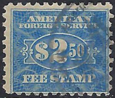 Scott - U.S. RK36a (Used): 1925 $2.50 Foreign Service Fee - Fiscaux