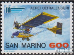 San Marino 1361 (kompl.Ausg.) Postfrisch 1987 Ultraleichtflugzeug - Unused Stamps