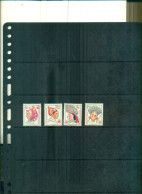 TCHECOSLOVAQUIE PRAGA 78 COIFFES TRADITIONNELLES  4 VAL NEUFS A PARTIR DE 0.90 EUROS - Unused Stamps