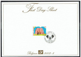 FDS 2002 - 8 - COB N° 3071 - EUROPA 2002 - Le Cirque - Het Circus - 1999-2010