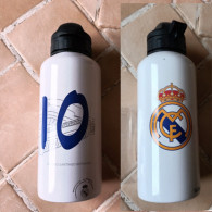 Bidon " REAL MADRID " N° 10 Stade Santiago Bernabéu _dvbe002 - Apparel, Souvenirs & Other