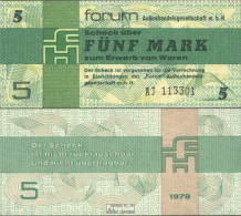 DDR Rosenbg: 369a, Forumscheck Zum Erwerb Ausländischer Waren Bankfrisch 1979 5 Mark - Other & Unclassified