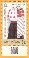 2024 Moldova „UNESCO Patrimony. National Blouse “Iya” 1v Mint - UNESCO