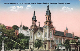 CANADA - Ste Anne De Beaupré Détruite Par L'incendie En 1922 - Carte Postale - Ste. Anne De Beaupré