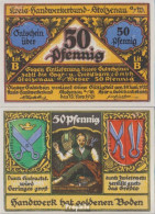 Stolzenau Notgeld: 1277.1 50 Pf 2. Schneider Notgeld Stolzenau A. D. Weser Bankfrisch 1921 50 Pfennig Kreishandwerker-Bu - Otros & Sin Clasificación