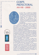 2000 FRANCE Document De La Poste Corps Prefectoral  N° 3300 - Documenten Van De Post