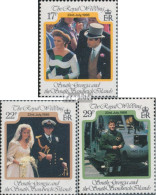 Südgeorgien Sandwich-Ins. 147-149 (kompl.Ausg.) Postfrisch 1986 Hochzeit Andrew - Sarah - South Georgia