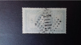 FRANCE  N°33a   OBLITERE    NAPOLEON  III     " Oblitération  5104  SHANGHAI"  Signé  CALVES - 1863-1870 Napoléon III Con Laureles