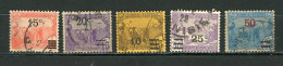 TUNISIE (RF) - LABOUREURS   - N° Yt 47+69+99+155+156 Obli. - Used Stamps
