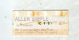 Ticket Transport Cts - Europa