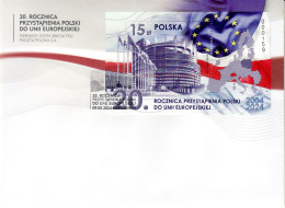 POLAND 2024 20TH ANNIVERSARY OF ACCESSION OF POLAND TO THE EUROPEAN UNION MS FDC - FDC