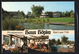 AK Bad Laer /T. W., Privatpension Haus Köpke, Am Thie 9, Mit Innenansichten Und Kneippbecken  - Bad Laer