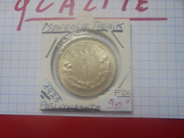 +++TOP QUALITE+++MONGOLIE TUGRIK 1925 ARGENT (A.7) - Mongolia