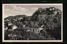 AK Blankenburg A. Harz, Teilansicht Mit Schloss  - Blankenburg