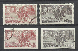 POLEN Poland 1952 Michel 779 - 780 A + B O - Usati