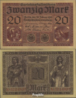 Deutsches Reich Rosenbg: 55 Gebraucht (III) 1918 20 Mark - 20 Mark