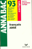 Français 1ères ABSE (1992) De Collectif - 12-18 Años