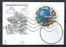 FRANCE Ca.1998: Découpé D'entier Avec CAD Entièrement évidé - Used Stamps